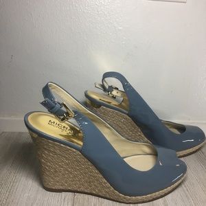 Michael Kors Baby Blue Wedges